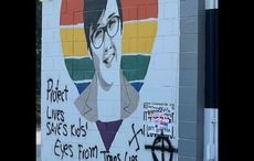 Lyra McKee mural vandalized with Nazi swastika in Florida