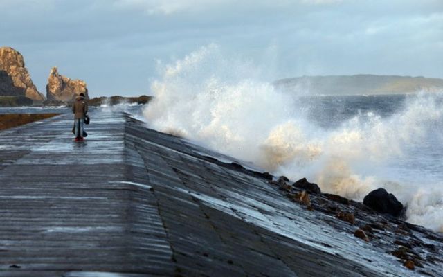 Storm Barra makes landfall in December 2021. 