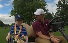 WATCH: Inspiring Irish 7-year-old with brain tumor meets his hero Rory McIlroy