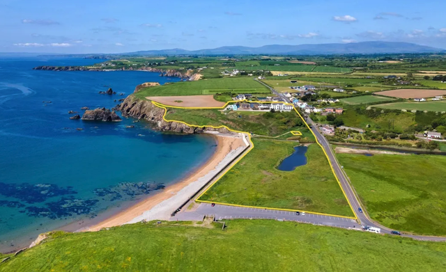 An aerial view of Annestown House estate in Waterford.