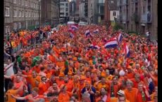 WATCH: Dublin street turns orange ahead of Ireland-Netherlands soccer showdown