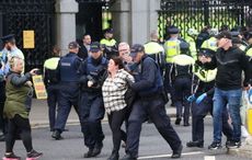 13 arrested following far-right protest outside Irish government buildings