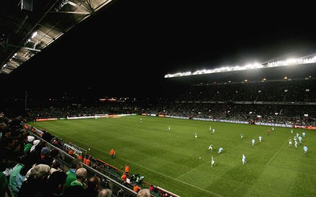 November 15, 2006:  A general view during the Euro2008 Group D Qualifier between the Republic of Ireland and San Marino at Lansdowne Road in Dublin, Ireland. This game was the last football match to be played at the Lansdowne Road Stadium before it was pulled down.