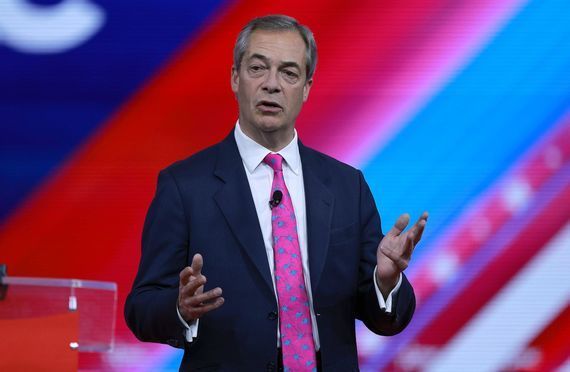 Former UKIP reader now TV presenter, Nigel Farage in 2022.