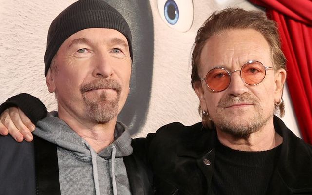 The Edge and Bono in 2021.