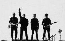 U2 pay tribute to absent drummer Larry Mullen Jr. during opening night of Las Vegas residency