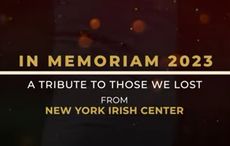 WATCH: New York Irish Center says "An Irish-American Farewell" to those who died in 2023