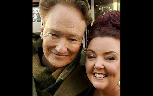 Dawn McGoldrick bumped into Conan O\'Brien on Shop Street in Galway City on January 9, 2024.