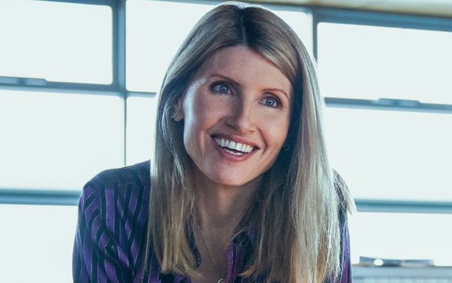 Irish actress Sharon Horgan in the Emmy-nominated series \"Bad Sisters.\"