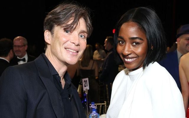 January 14, 2024: Ireland\'s favorite actors Cillian Murphy and Ayo Edebiri at the 29th Annual Critics Choice Awards in Los Angeles, California.