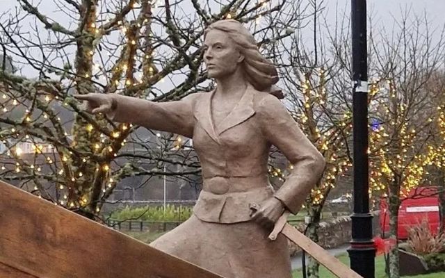 The Grainnue Uaíle statue in Newport, Co Mayo.