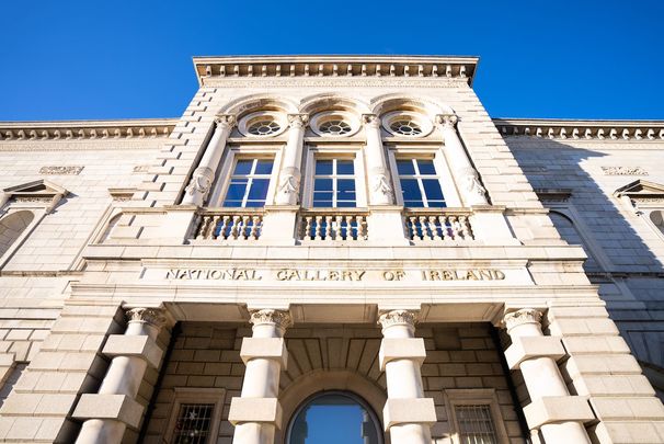 The National Gallery of Ireland, on Merrion Square, in Dublin.