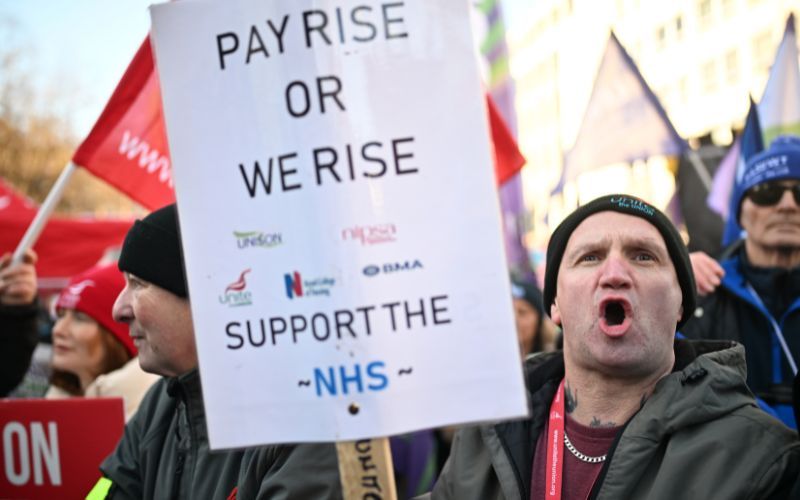 Northern Ireland workers strike en masse demanding pay parity