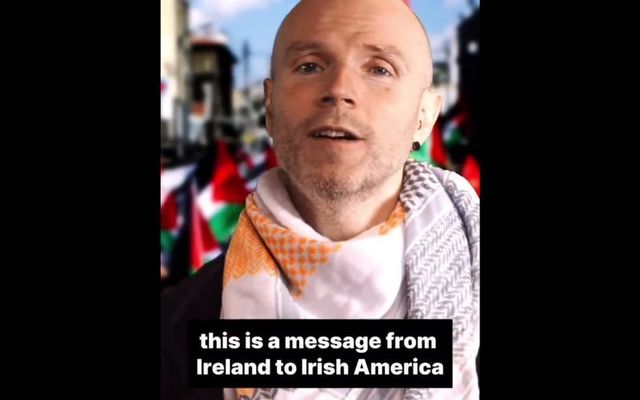 Tadhg Hickey in his message to Irish America, shared on X on January 23.