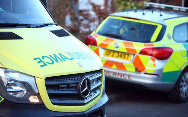 The Northern Ireland Ambulance Service said it had dispatched \"multiple resources to the scene\" of an overturned bus.