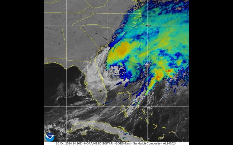 Irish holidaymaker details "frightening" experience during Hurricane Milton
