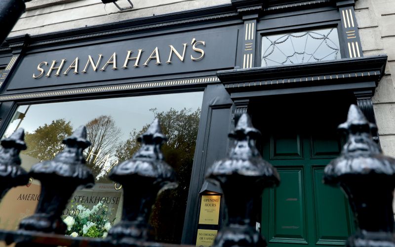 Dublin steakhouse Shanahan’s on the Green closed "until further notice"