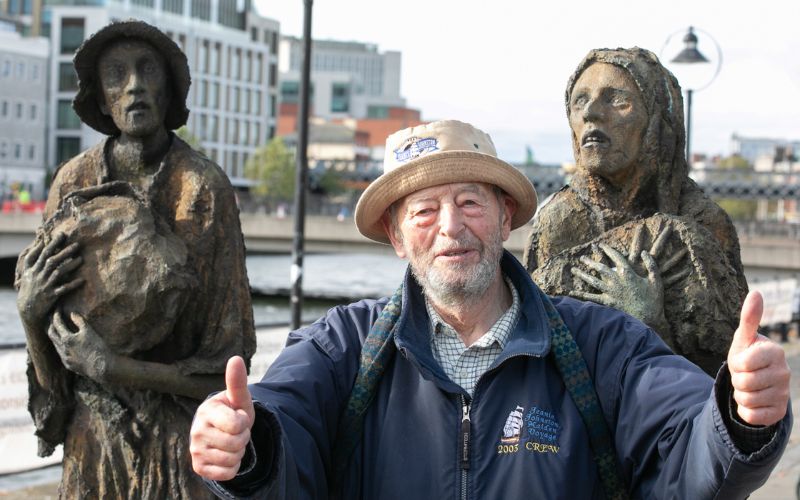Roscommon man completes 165km charity walk across Ireland to mark 90th birthday