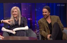 "National treasure" - "Late Late Show" viewers saying the same thing about Colin Farrell and Emma Fogarty