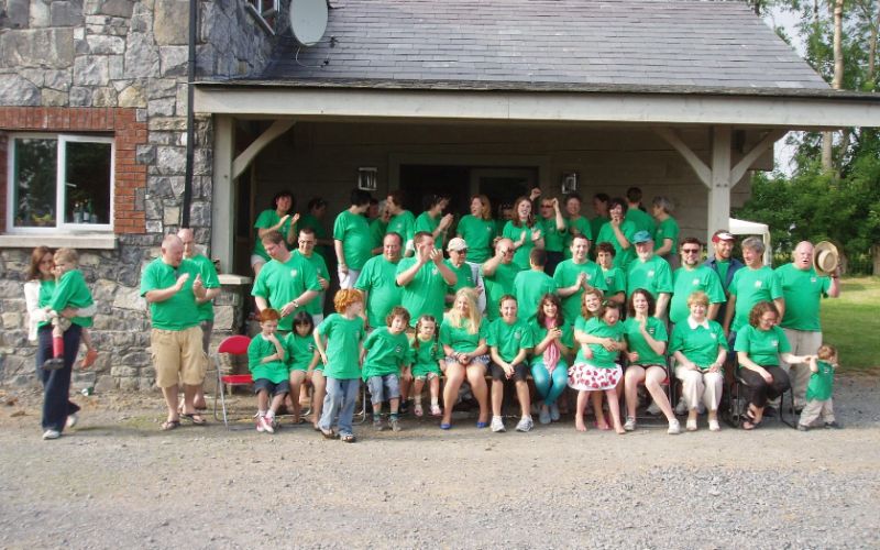 A reunion at an 18th-century family homestead in Leitrim