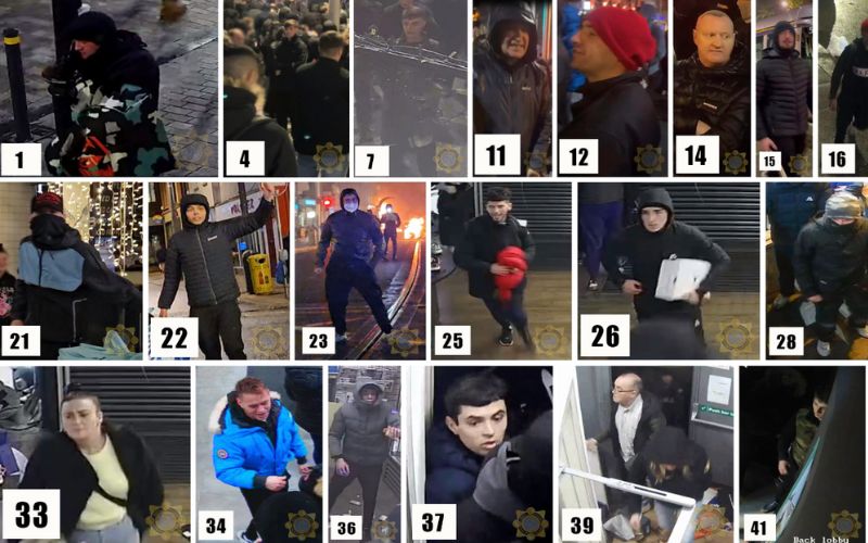 Irish police publish photos of 100 Dublin riots suspects 