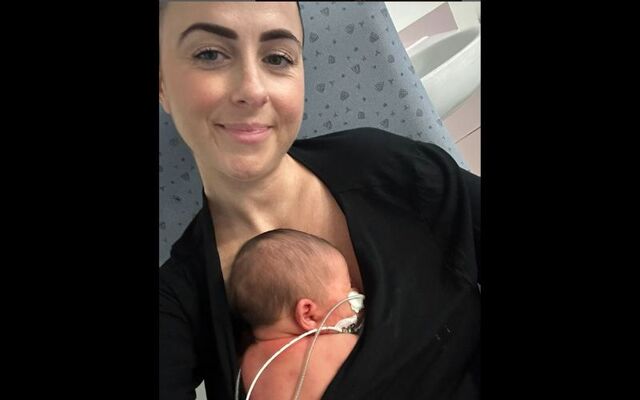 Lisa McHugh and baby Hallie.
