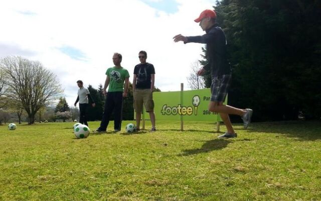 Footgolf at Footee in Tallaght, Dublin.