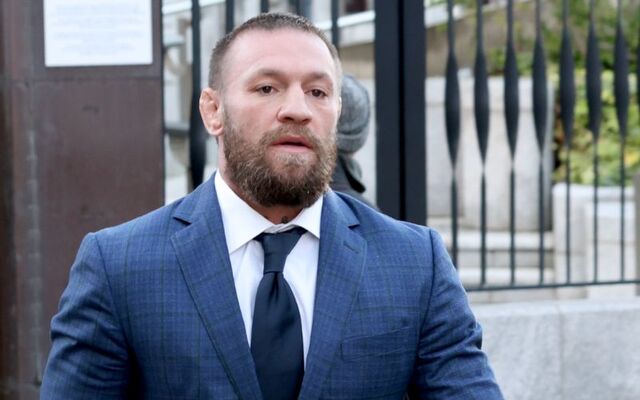 Conor McGregor outside court in November 2023.