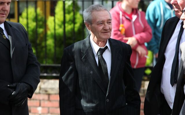 Paddy Hill photographed in 2014, outside Guilford Four's Gerry Conlon's funeral. RollingNews