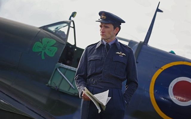 Shane O\'Regan as Brendan Finucane in \"Shamrock Spitfire.\"