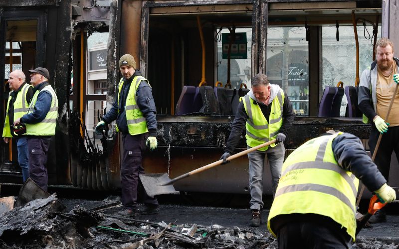 Dublin man, 61, charged with multiple offenses relating to "mass riot" in November