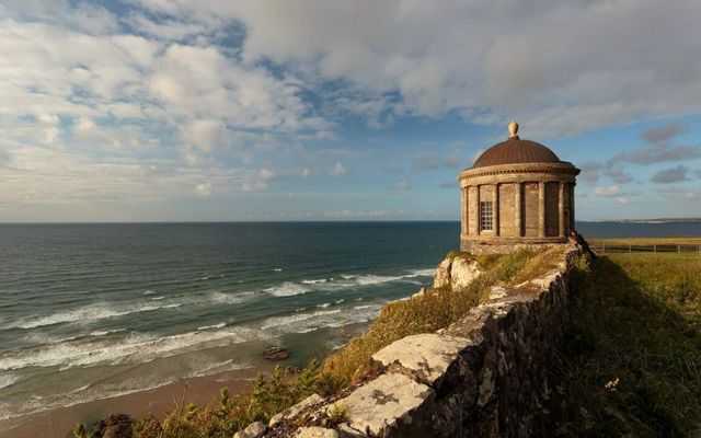 Mussenden Temple, looking east.