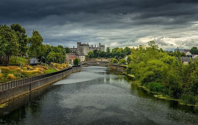 A view of Kilkenny Castle in Kilkenny.