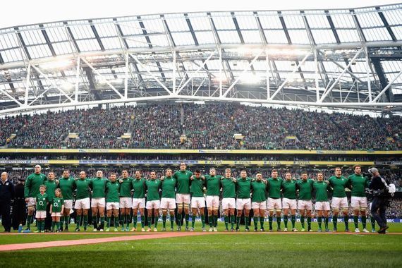 Ireland at the Aviva Stadium. 