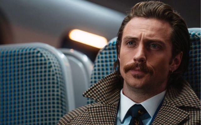 Aaron Taylor-Johnson in the movie \"Bullet Train\".