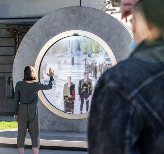 Sci-fi-like interactive "Portal" between New York and Dublin this spring