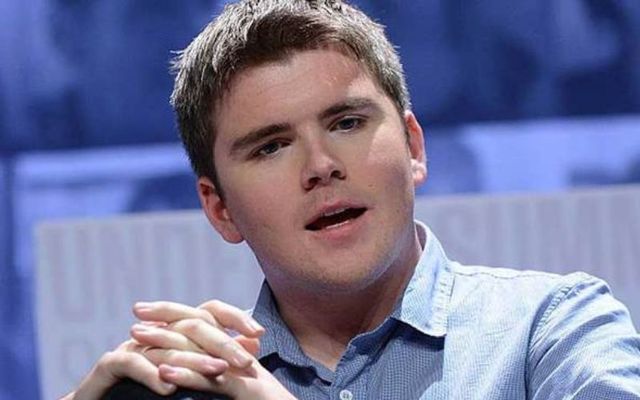 October 5, 2015: John Collison, President & Co-Founder of Stripe, speaks at Forbes Under 30 Summit at Pennsylvania Convention Center in Philadelphia, Pennsylvania.