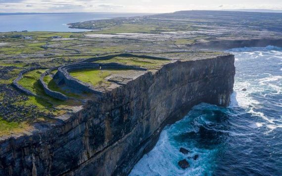Dun Aengus on Inis Mór. 