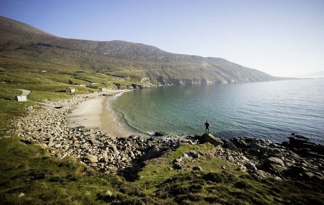 Keem Beach on Achill Island, County Mayo.