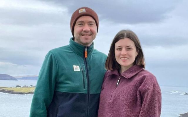 Emma Melay and Darren McFadden began their stint as caretakers of the Great Blasket Island on April 1.