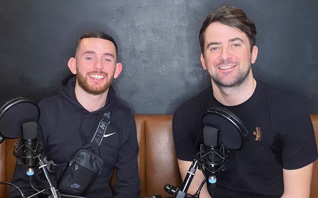 Ciarán Moran with Alan O\'Mara for this week\'s episode of \"Real Talks.\"