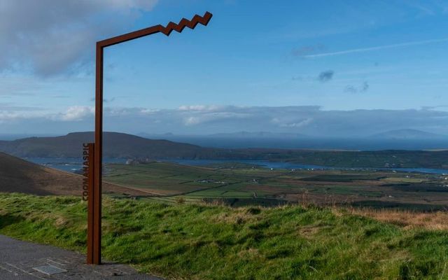A Wild Atlantic Way signpost at Coomanaspic in Co Kerry.