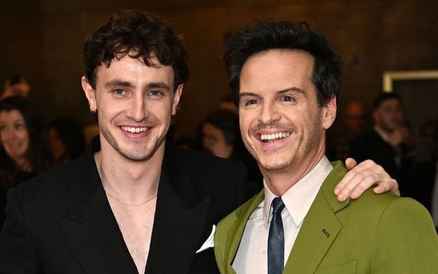 February 4, 2024: Paul Mescal and Andrew Scott attend the 44th London Critics\' Circle Film Awards 2024 at The May Fair Hotel in London, England.