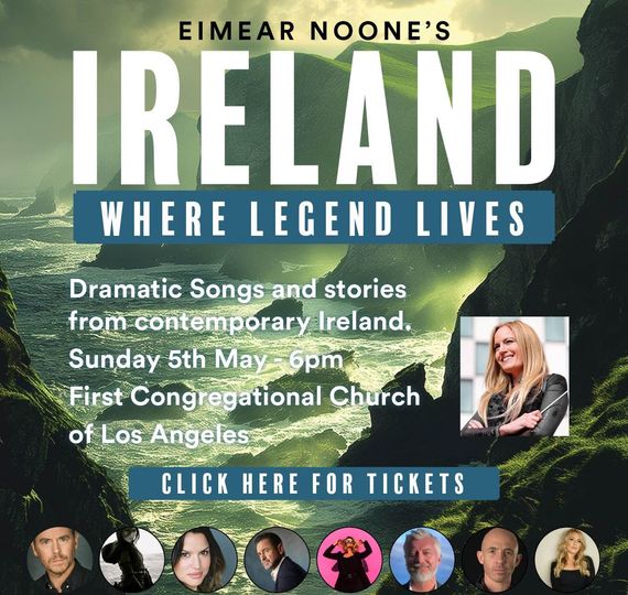 Irish Oscars history-maker set to present LA concert celebrating Irish storytelling
