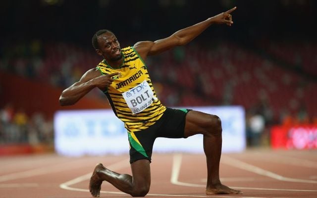 Bolt in 2015. 