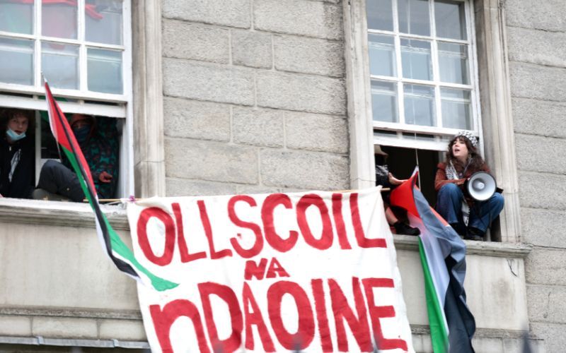 Book of Kells remains closed as Trinity College protests continue
