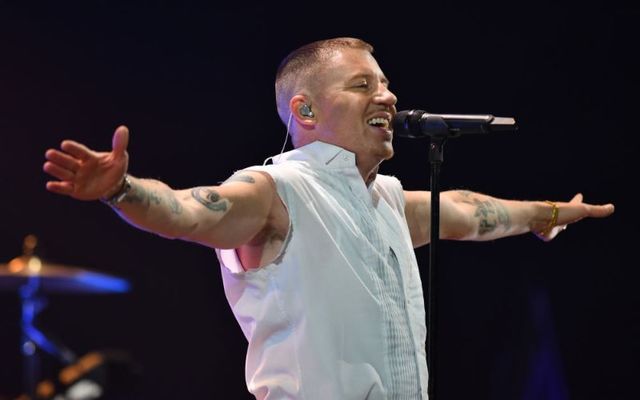 Macklemore performs onstage at iHeartRadio Power 96.1’s Jingle Ball 2022 in Atlanta, Georgia