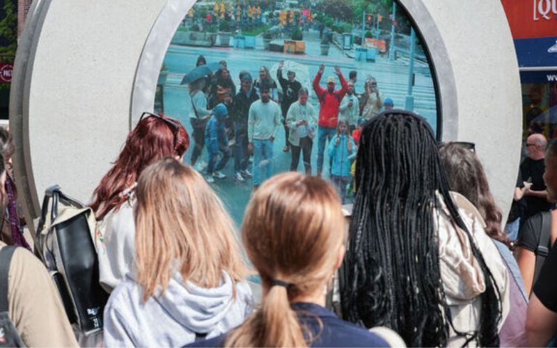 Dublin-NYC Portal goes viral after Dublin person mocks 9/11