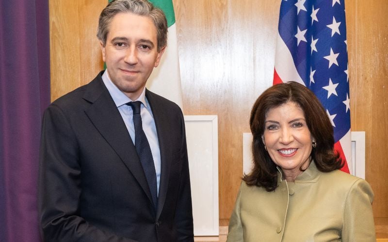 Governor of New York Kathy Hochul met with political and business leaders in Dublin on her first full day of her visit to Ireland. Hochul signed a memorandum of understanding announcing a new partnership between Empire State Development, Ireland’s Guinness Enterprise Centre, and Dublin-based Furthr.