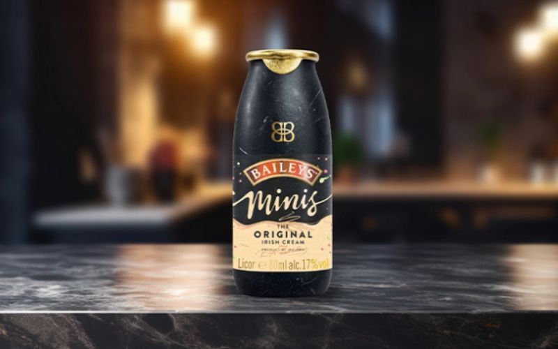 Diageo trials new paper-based Baileys bottles